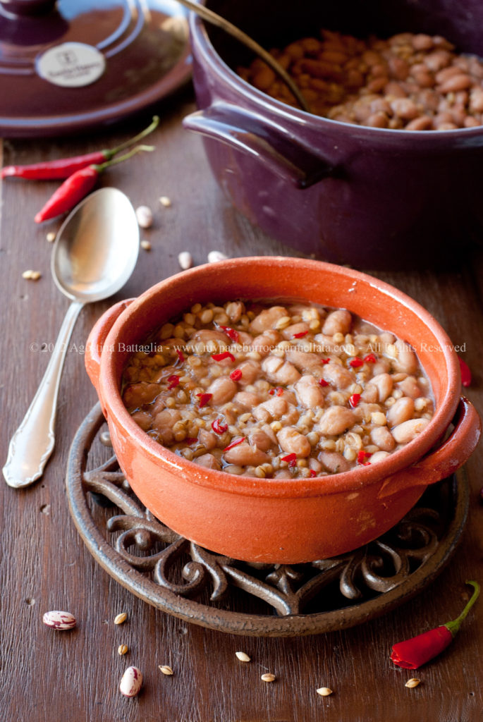 zuppa di fagioli ed orzo