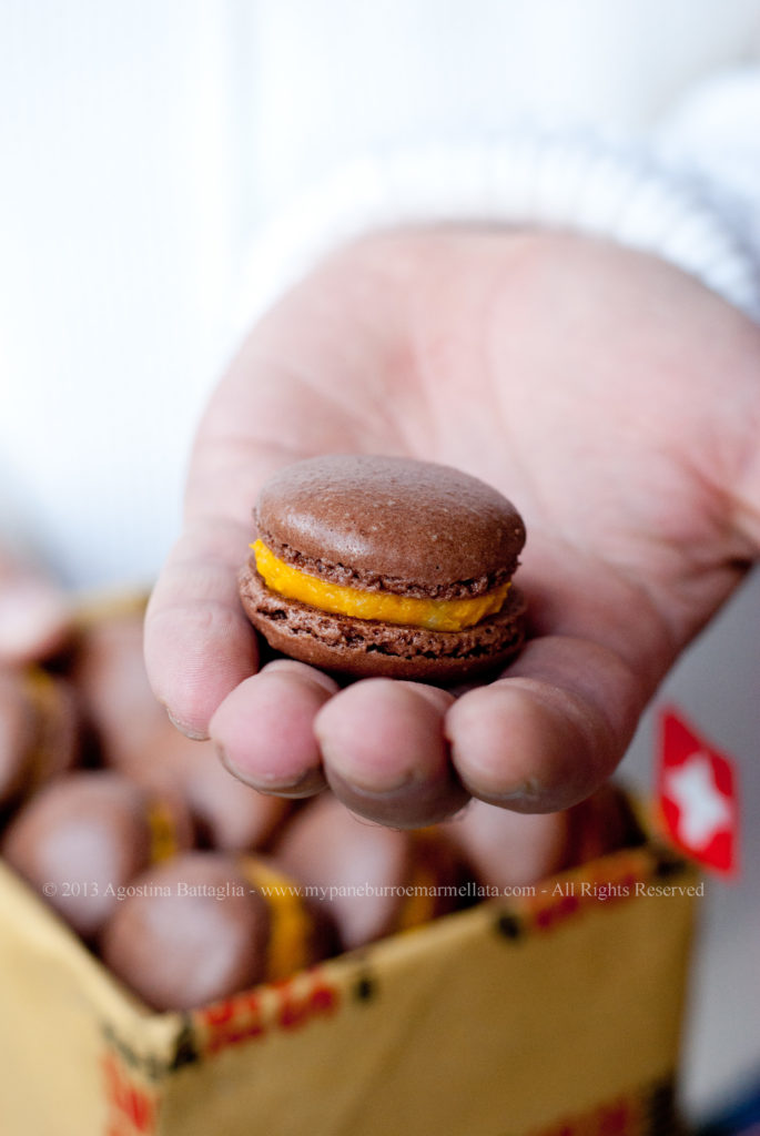 DSC_6540 macarons al cioccolato, zucca e sbrinz